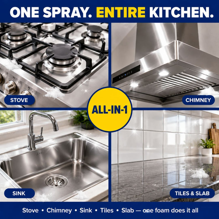 India's #1 Foam-Based Complete Kitchen Cleaner & Disinfectant